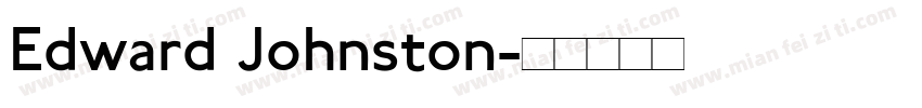 Edward Johnston字体转换